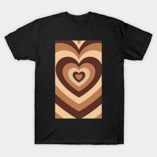 Power puff brown hearts T-Shirt